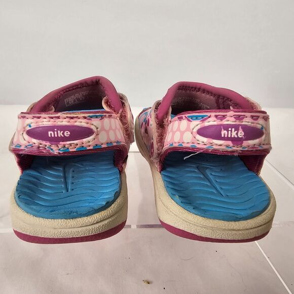 Nike Lil' Sunray Adjust II Protect Toddler 5C Pink Polka Dot 313057 161 - Picture 12 of 16